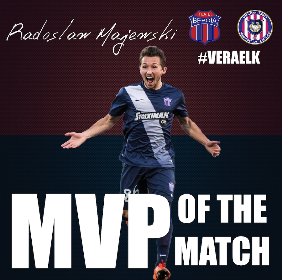 Fans’ Man of the Match ο Majewski